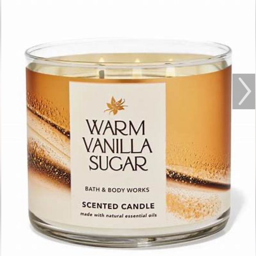 New Bath & Body Works Warm Vanilla Sugar Scented Candle🕯️🤎❄️